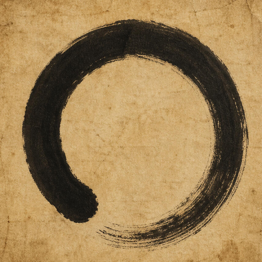 Zen Circle illustrating a way our of samsara into nirvana